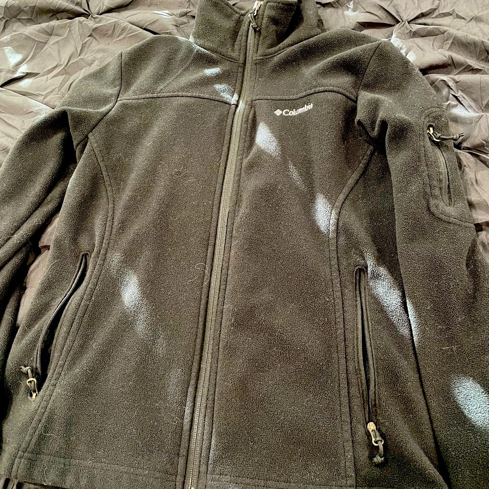 Columbia fleece black jacket XS